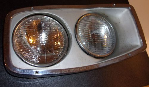 1965 ford headlight assembly chrome right hand   -  - f619