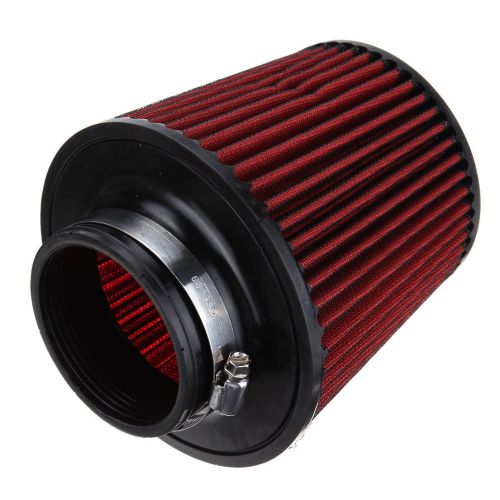 3&#034; 76mm x 160mm height car high flow tapered cone cold air intake filter cleaner