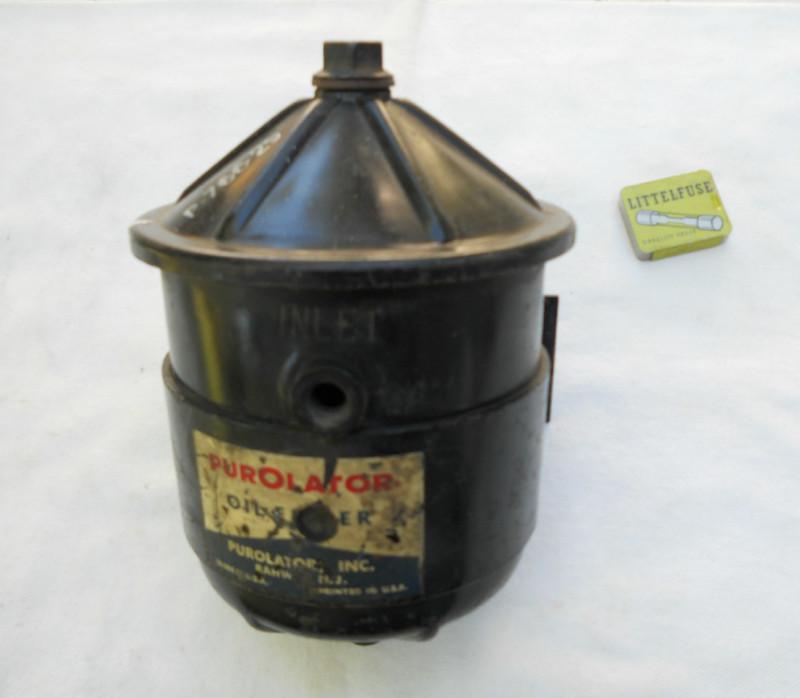 Nos 1940-1954 plymouth dodge purolator oil filter assy 1950s mopar flathead 6