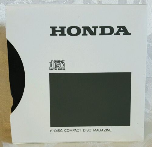 Honda 6-disc compact disc magazine digital audio luxury vehicles compact cars v6