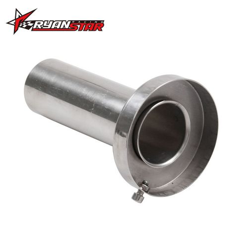 3.5&#034;exhaust muffler adjustable tip removable silencer for ford acura honda