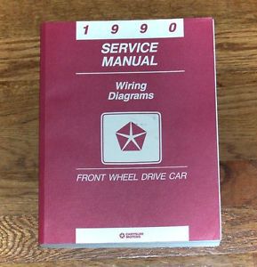 Chrysler motors 1990 service manual &amp; supplement-wiring diagrams
