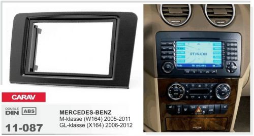 Carav 11-087 2din car radio dash kit mercedes-benz m w164; gl x164 2006-2012