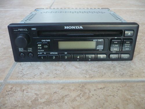 1998-2001 honda civic factory stereo am/fm radio w/cd player