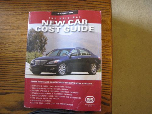 The original new car cost guide - july/august 2009