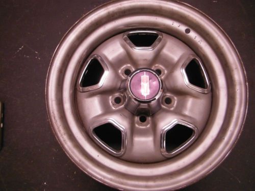 70 dated 14 x 7 olds super stock ii rally wheel ma code w center cap 442 ss w30