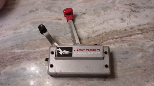 Johnson ship-master control box in working order two handle evinrude