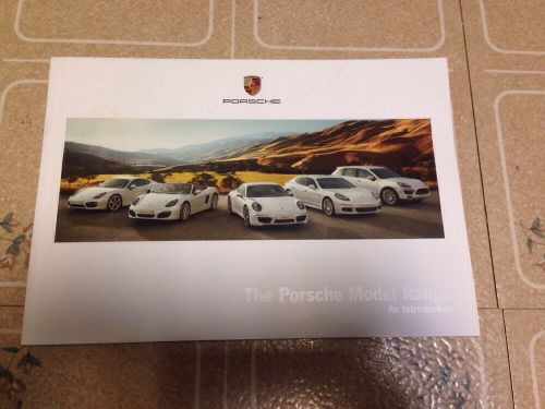 2013 porsche model range brochure