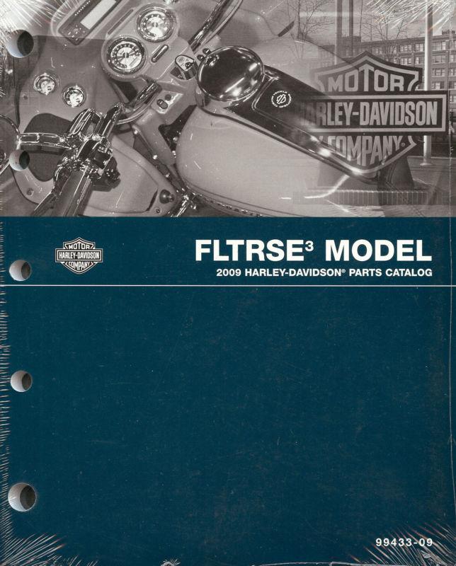 2009 harley-davidson fltrse3 road glide parts catalog manual -new-fltrse-cvo