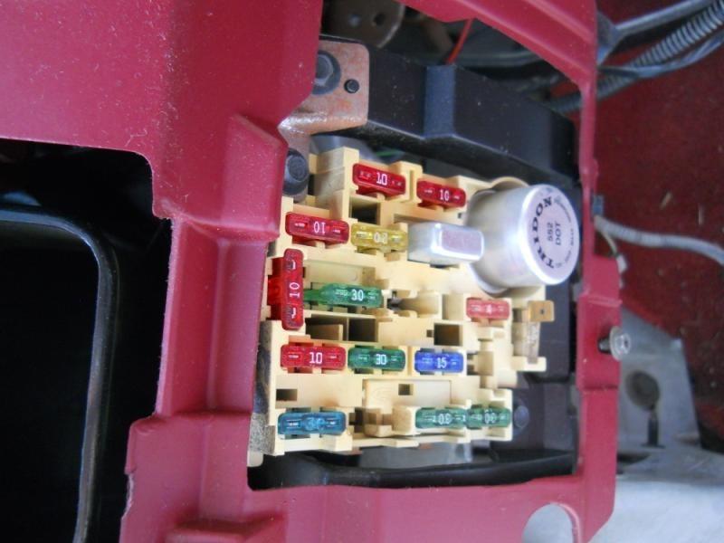 96 ford f250 fuse box interior under dash 7.5l v10 w/ fuses
