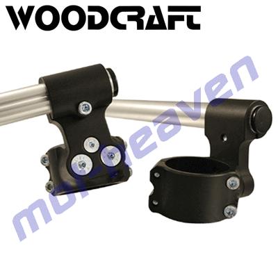 Woodcraft race 3" riser clip-on handle bars 48mm handlebar 