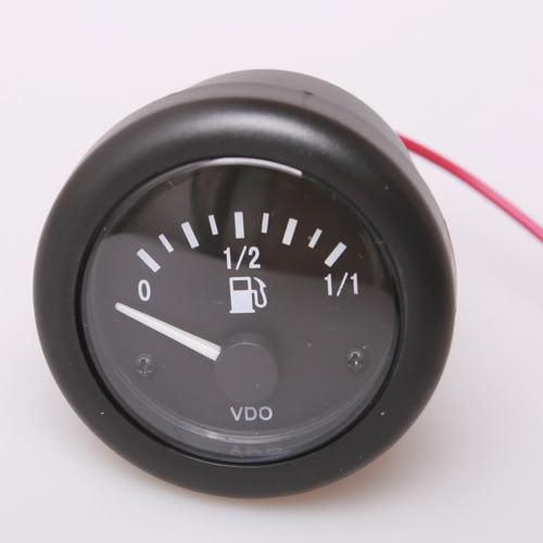 New 12v round fuel level gauge meter 2-1/16” /52"mm mounting holes 10-180ohms