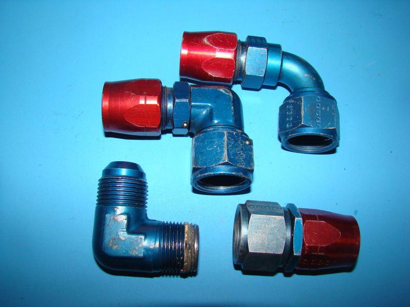 An-12 aeroquip style lw fittings lot-2