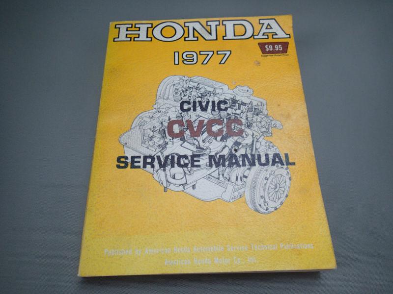 1977 honda civic cvcc service manual
