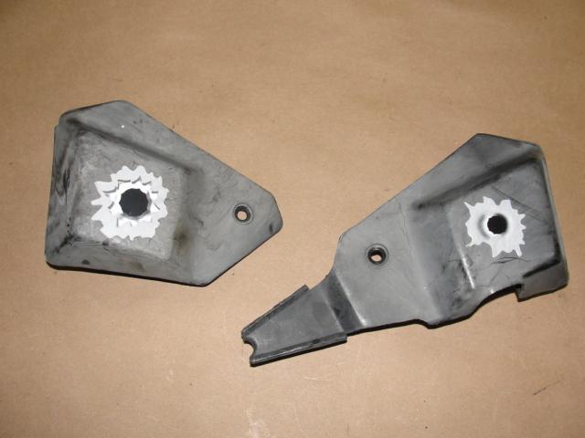 85 honda vt 1100 c shadow   left and right side covers 