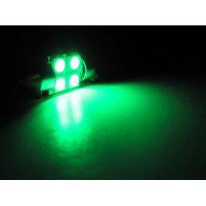 10x 31mm smd 5050 green led festoon interior dome light lamp bulb 3021 3022 3175