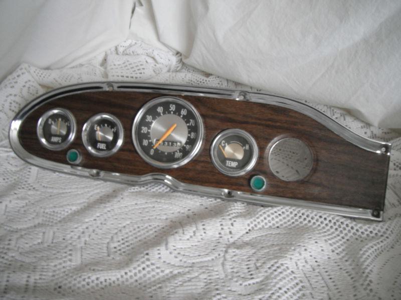 1967 international pickup truck speedometer & gauge panel fuel amps temperature