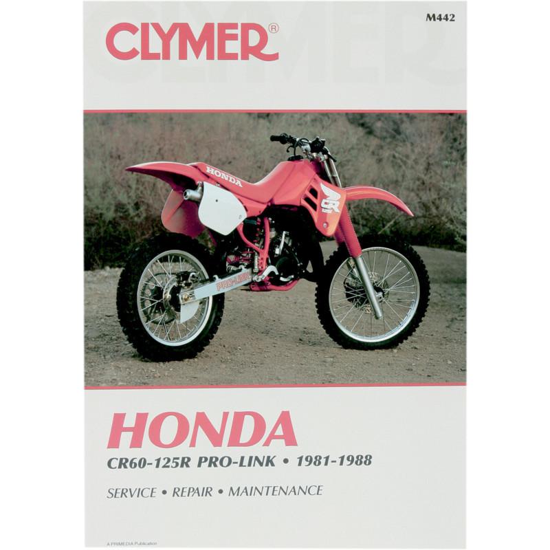 Clymer m442 repair service manual honda cr-60r-125r pro-link 1981-1988