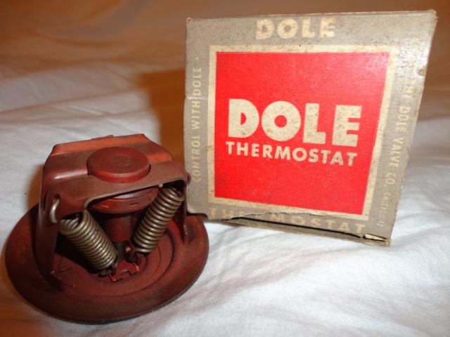 New dole butterfly thermostat dv-1 buick chevy car 1948 49 50 51 52 53 54 55 nib