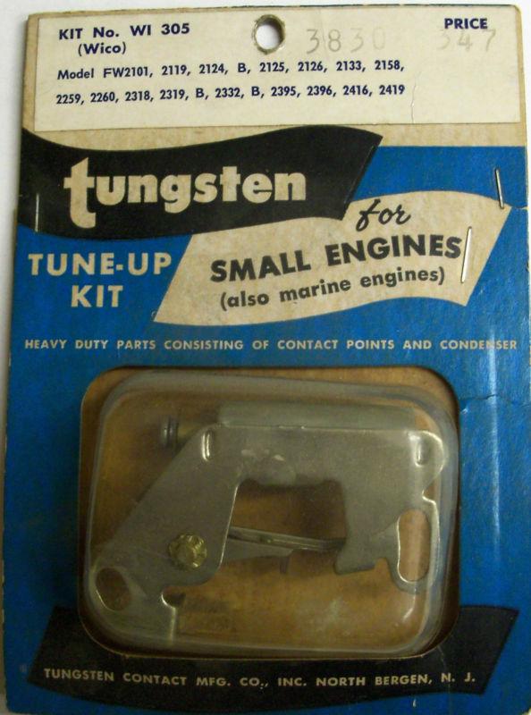 Tungsten tune up kit for small engines & marine engines wico wi 305 vtg vintage