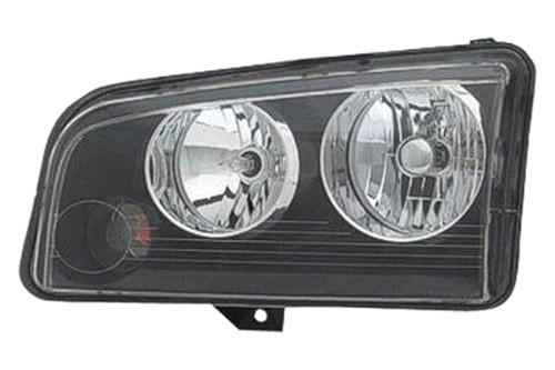 Replace ch2502206v - 08-10 dodge charger front lh headlight assembly halogen
