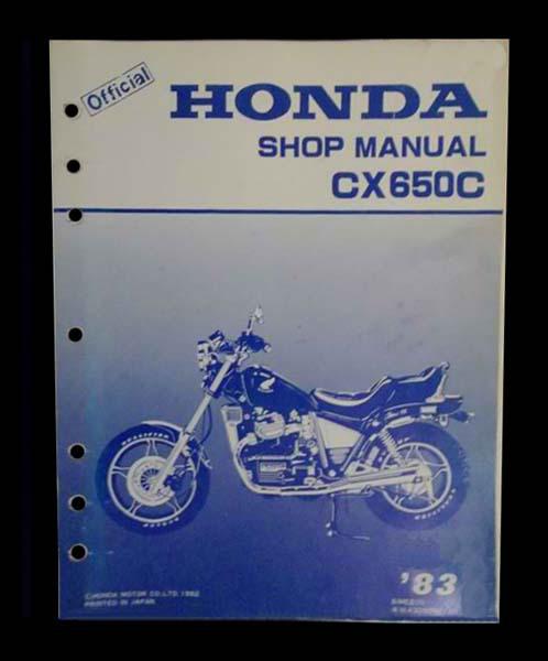 1983 honda cx650c cx650 cx 650 twin repair manual