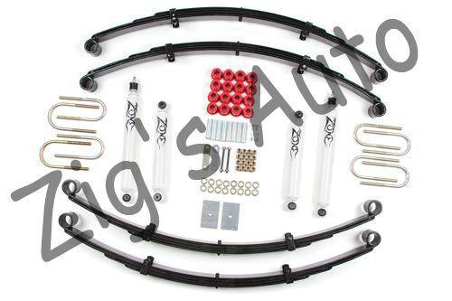 Zone offroad 2'' suspension lift kit for 1987-1995 jeep wrangler yj