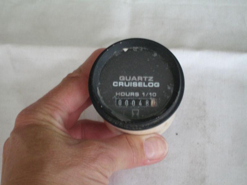 Teleflex quartz cruiselog gauges 12volt 1/10th hours