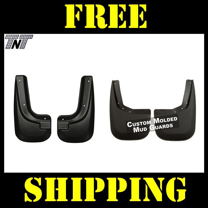 04 - 12 chevy colorado no flares husky liners mud guards black front & back 