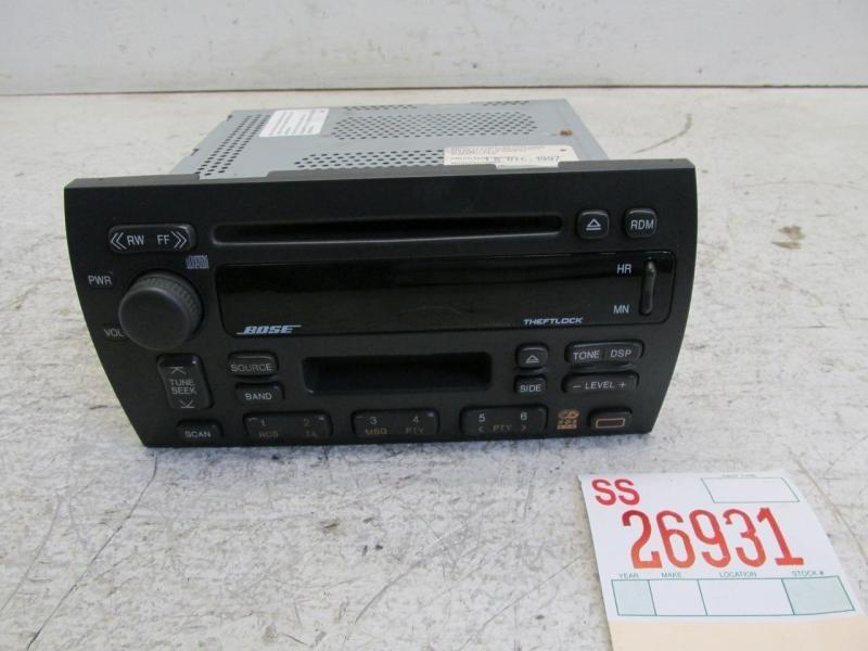 98-00 01 02 03 04 seville sts bose am fm radio cd cassette player stereo factory