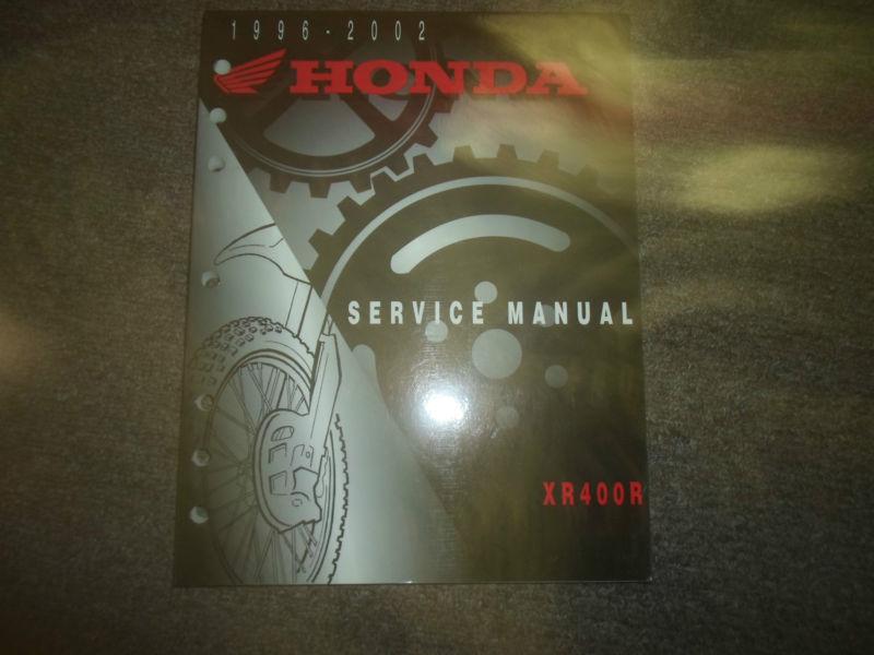 1996 1997 1998 1999 2000 2001 2002 honda xr400r service repair manual oem 