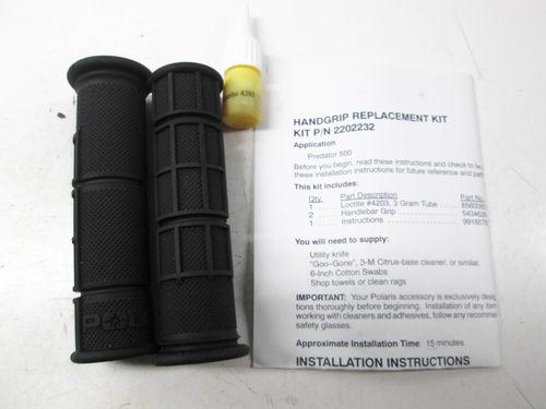 New oem polaris handle bar grip kit outlaw predator 450 500 525 5436089 nos