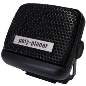 Brand new - polyplanar vhf extension speaker - 8w surface mount -(single) black