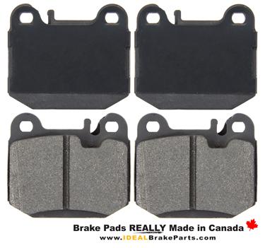 Ideal pmd874 brake pad or shoe, rear-premium semi-metallic brake pads