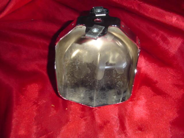 Harley davidson chrome horn cover euc softail cow bell