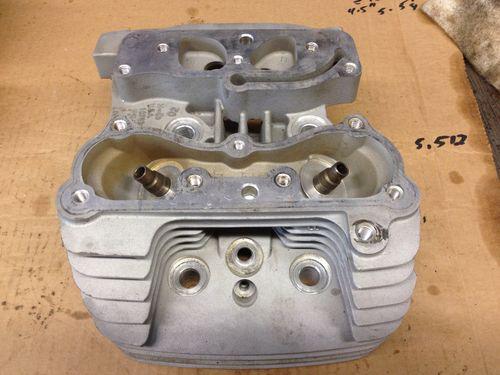 Harley-davidson twin cam cylinder head natural with compression release drilled