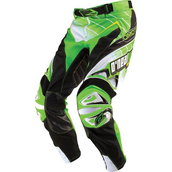 Black/green w30 o'neal racing hardwear pants 2013 model