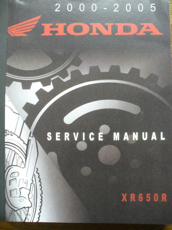 X650r honda  service manual new paper manual 