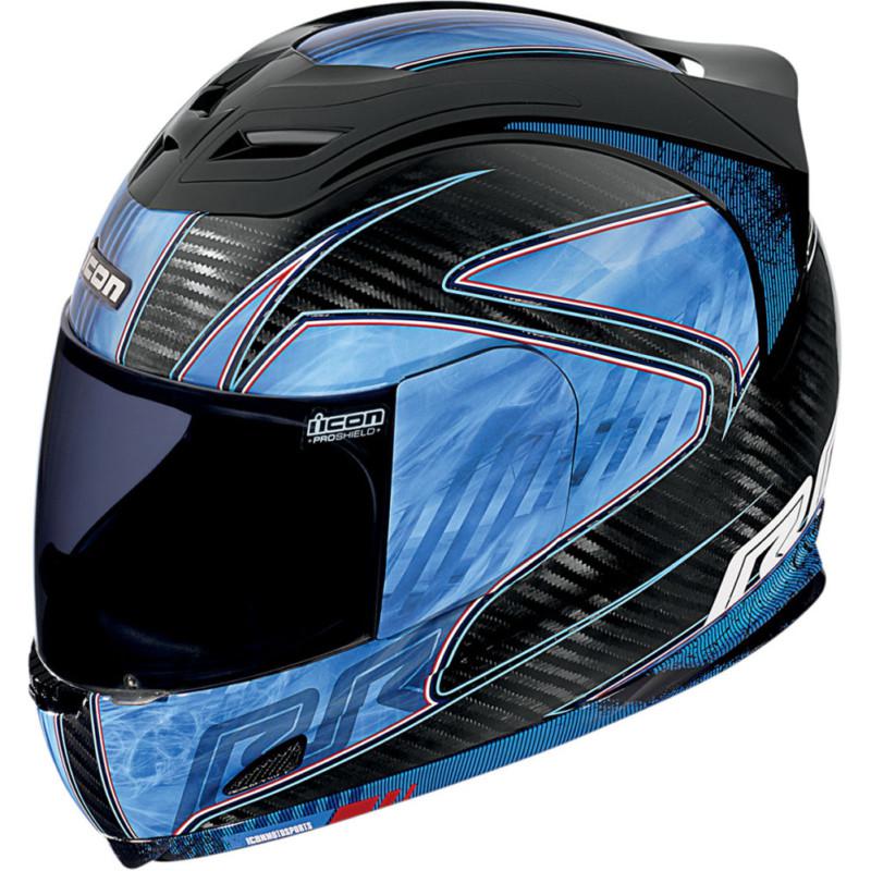 Icon airframe carbon rr blue "l" helmets, brand new, last piece in stock!!!