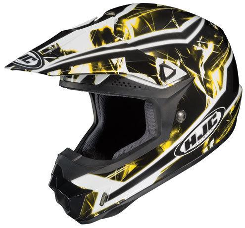 New hjc hydron clx6 helmet, yellow/black, large/lg