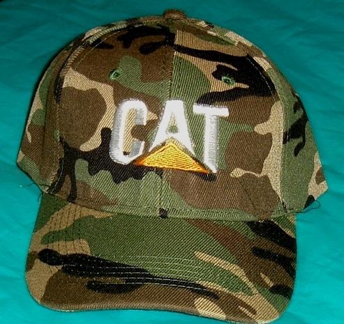 Caterpiller   hat / cap   camo    cat