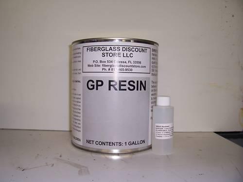 Polyester gp resin one gallon & hardener