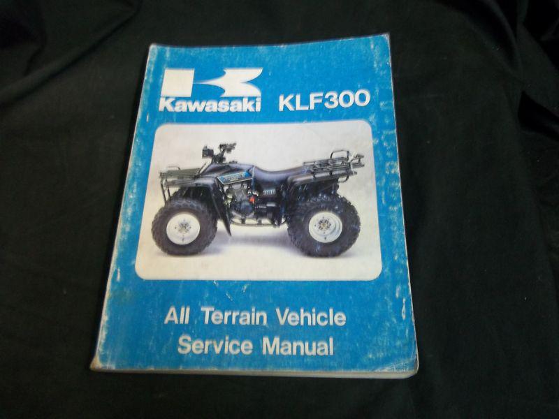 Used 1986 kawasaki klf300-a1 klf 300 atv quad oem service manual *b679