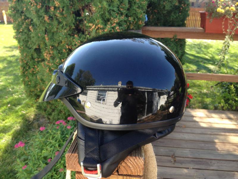 Bell shorty dot black helmet motorcycle/scooter