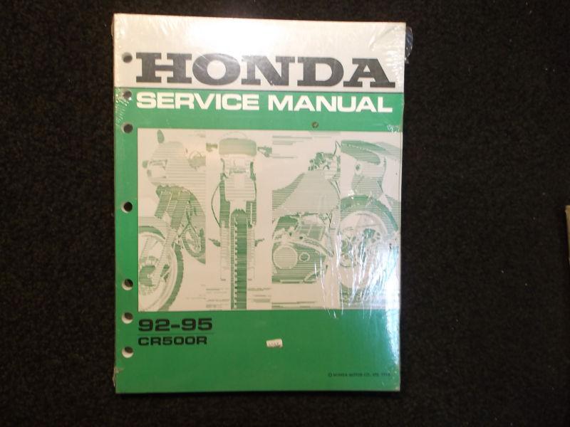 Honda cr cr500 new nos service shop repair manual cr500r 1992 1994 1994 1995