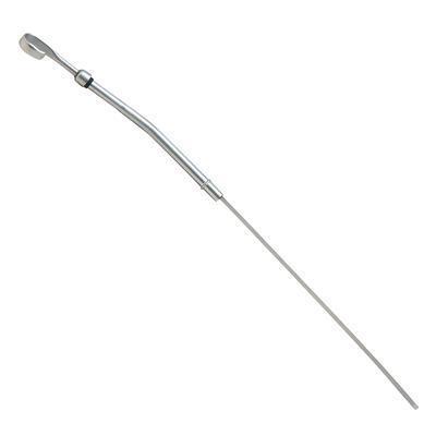 Summit racing dipstick with tube engine steel chrome chevy small block each