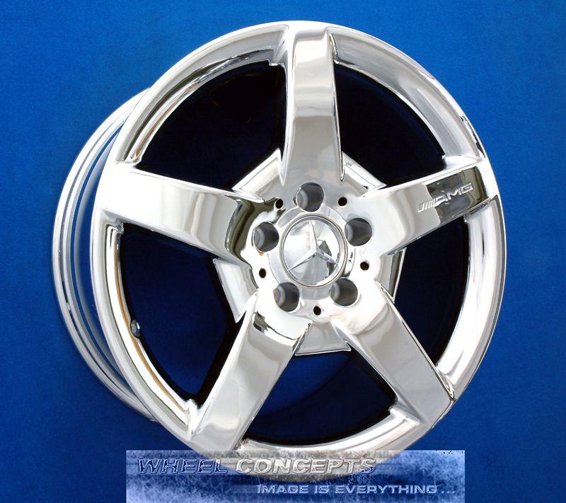 Mercedes clk430 clk500 amg chrome 17" wheels clk slk 