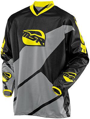 Msr 2014 adult renegade black/grey/yellow jersey size extra large xl