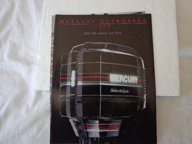 1992 mercury catalog outboard boat brochure line-up19 page 275 to 3 horsepower