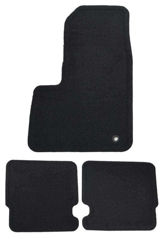 Brand new genuine oem chrysler dodge set of 3 black floor mats 0xs01xdvaa
